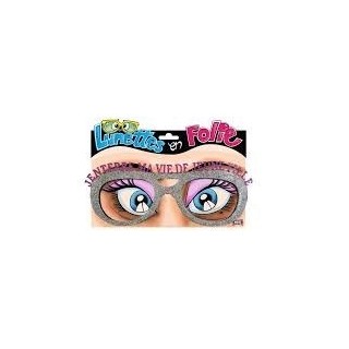 Lunettes géantes enterrement de vie de jeune fille