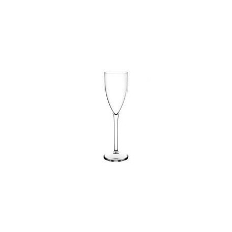 6 brille Champagner, 12cl graduiert 10cl, Tritan, transparent