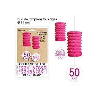 Lampioni per tutte le età, Ø 11 cm, fucsia