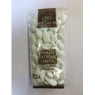 Dragées amandes classique, finesse extrême Lerida, blanc, 250 gr