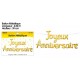 Ballon métallique "Joyeux Anniversaire, or