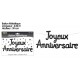 Metallballon "Joyeux Anniversaire", schwarz