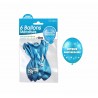 Bustina 6 Palloncini Metallizzati Joyeux Anniversaire, blu