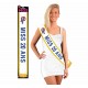 Echarpe miss 20 ans bleue