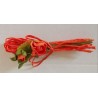 6 mazzi di fiori, decorazione da tavola, arancione