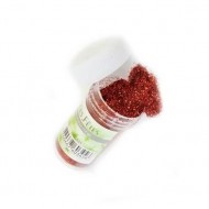 Paillettes en pot de 14 grs, rouge