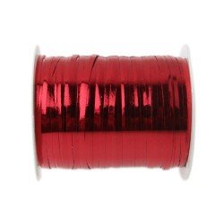 1 nastro Bolduc rosso brillante, 25m x 10mm