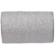  Nastro Bolduc argento brillantinato , 50m