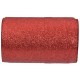 Bolduc pailletté rouge, 50m x 10mm