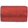 1 nastro Bolduc rosso brillantinato, 50m