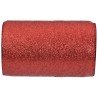 1 nastro Bolduc rosso glitter, 25m x 10mm
