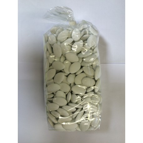 Dragees Schokolade 70 % Kakao, weiss, 1kg