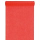 Chemin de table intissé, uni, 0.30 x 10 m, rouge