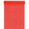 Chemin de table intissé, uni, 0.30 x 10 m, rouge
