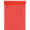 Runner finto tessuto( tessuto non tessuto), liscio, 0,30 x 10 m, rosso