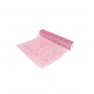 Runner da tavolo glitter rosa antico 30cmx5m