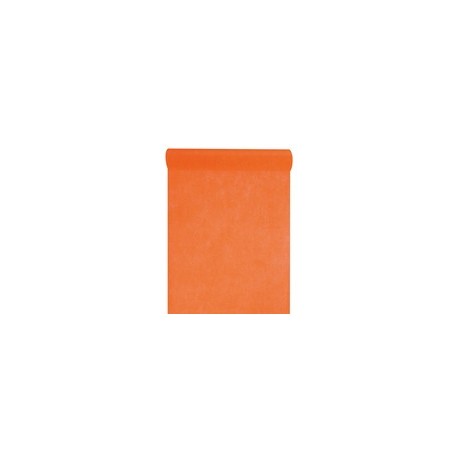 Tischläufer "Vlies", 0.30 x 10 m, orange