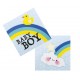 12 Serviettes en papier bleu Baby Boy (33x33cm)
