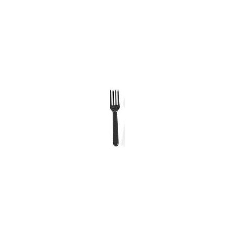 Gabel mini, biologisch abbaubar, schwarz, 10cm