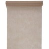Chemin de table intissé, uni, 0,30 x 10 m, taupe