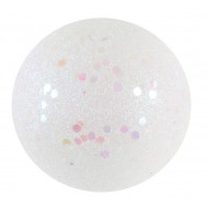 10 palline glitter Ø 3-4-6 cm, bianco