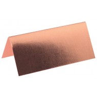 Segnaposto, cartone, 3 x 7 cm, sacchetto di 10 pezzi, rose gold