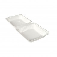 50 Lunch box Ecoecho® 225 x 201 x 85 mm Bianco 1-Comp