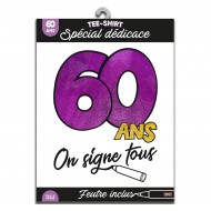 T-Shirt "On signe 60 ans"