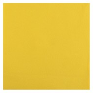 25 Serviettes rainbow, 40x40cm, jaune