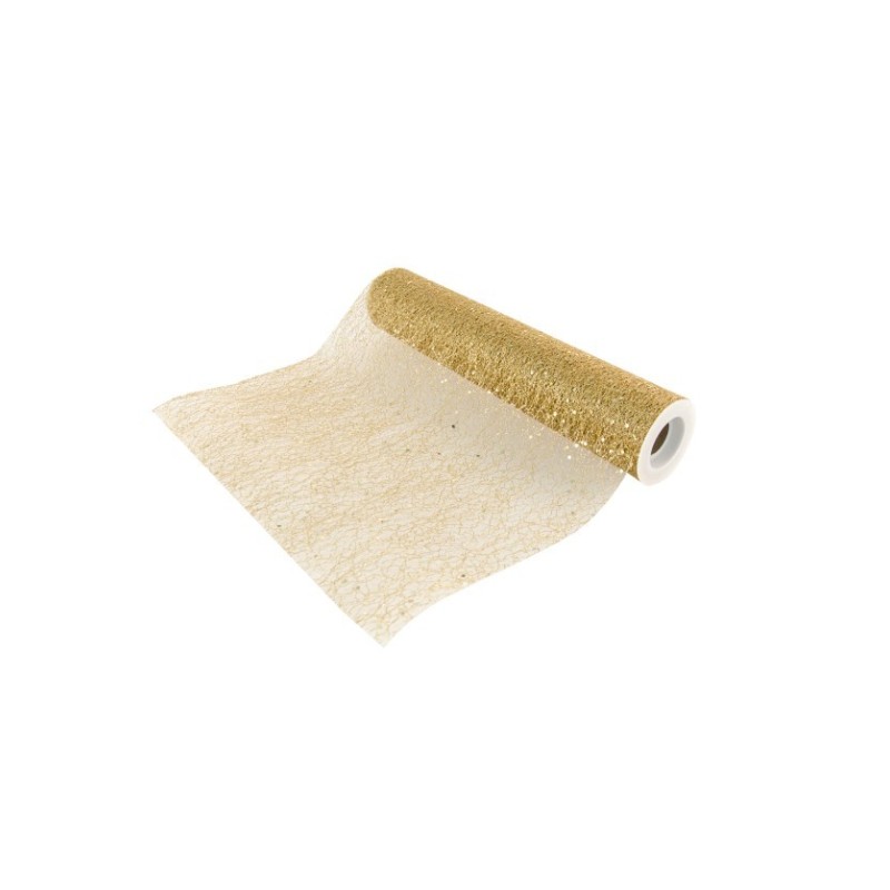 Chemin de table Glitter or  30cmx5m