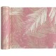 Chemin de table Tropical, rose, 3m x 28cm