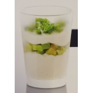 Verrine mini Frosted 6 , cristal,D45 - H62, 60 ml