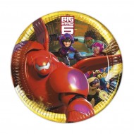 8 assiettes Big Hero 6, ø 22 cm