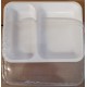 50 vassoi per menu CPET, con coperchi, 226 x 177 x 30 mm