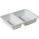50 vassoi per menu CPET, con coperchi, 226 x 177 x 30 mm