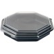 10 coffrets repas Octaview, 305 x 305 x 60 mm, Noir,1 comp.