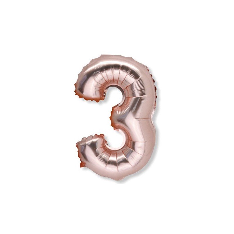 1 Ballon mit Metall-Aspekt, Nummer 3