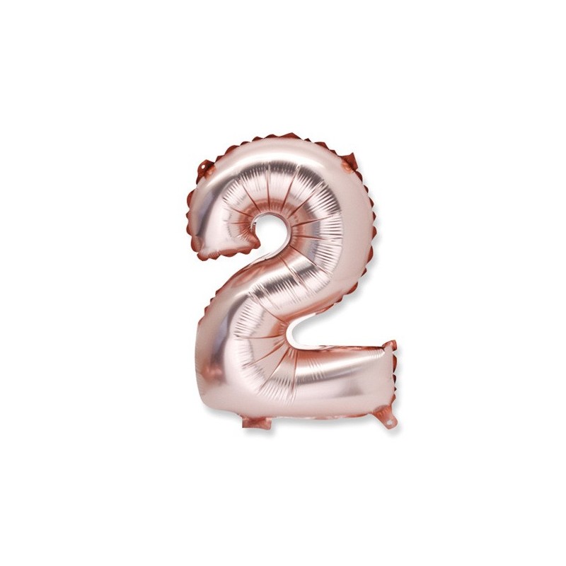 Ballon Chiffre 1 Rose Gold