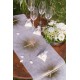 Chemin de table communion, blanc, 30cm x 5m 