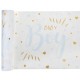 Babyparty Tischläufer, Boy blau 28cm x 3m