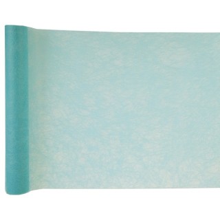 Chemin de table fanon, mint, 30 cm x 5 mètres  