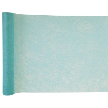 Chemin de table fanon, mint, 30 cm x 5 mètres  