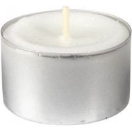 Candela tealight, 8 h Ø 39 mm Bianco,