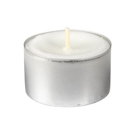 Candela tealight, 8 h Ø 39 mm Bianco,