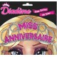 Diadème "Miss Anniversaire"Fuchsia