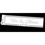 1 Banner "Vive les mariés"