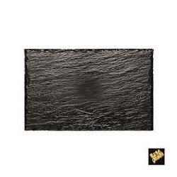 1 piatti Ps nere, modello ardesia, 300x158mm