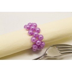 Rond de serviette en perles
