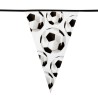 Guirlande 15 fanions PE 30 x 20 cm football 6 m