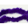 Guirlande de table plumes, 1,8 mètres, prune